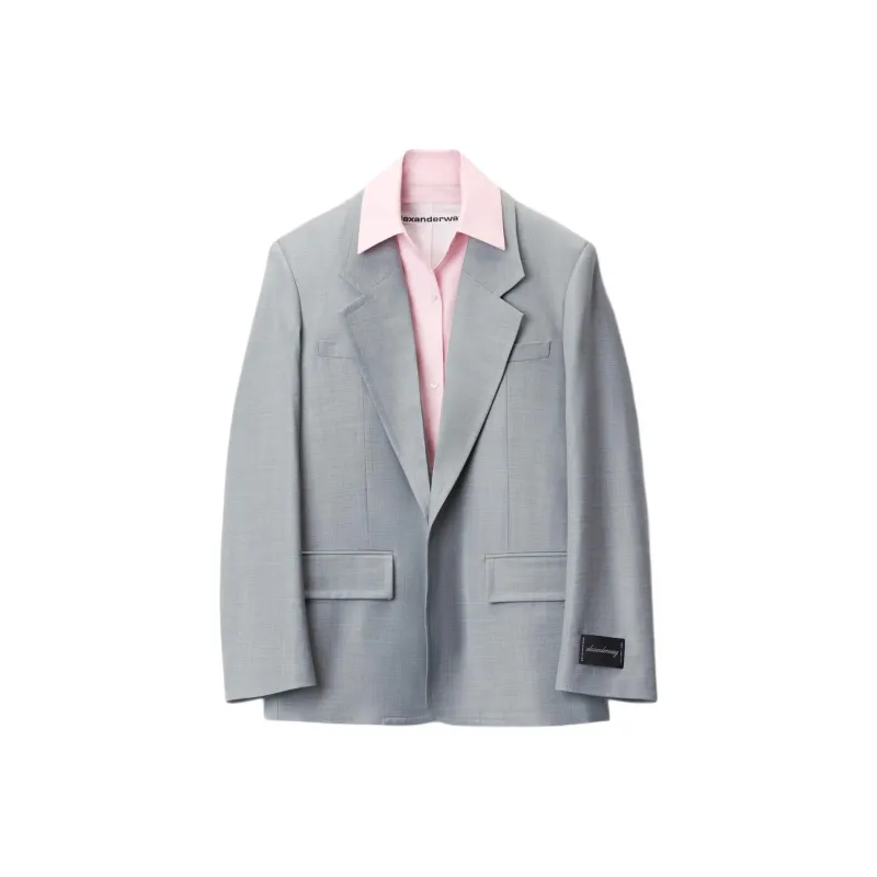 Alexander Wang Layered Single Breasted Blazer-0