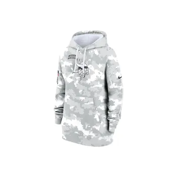 Nike Minnesota Vikings Salute To Service Primary Edge Club Women's Nike Nfl Pullover Hoodie