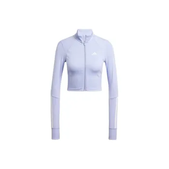 Adidas Free Shipping With AdiClub Hyperglam Full Zip Ribbed Cover Up