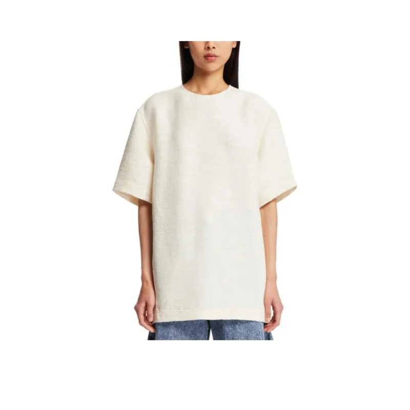 TOTEME Crinkled Round-neck T-shirt-0