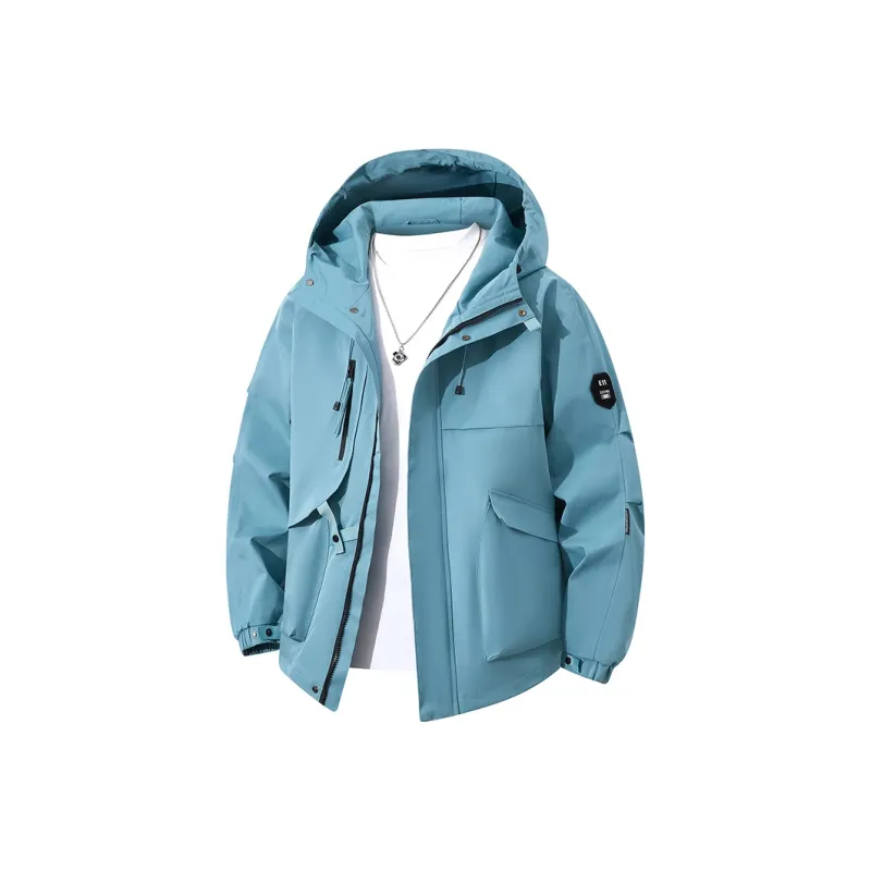 LSVE Jackets Coats Unisex Green Yellow-12