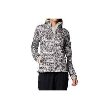 Columbia Sweater Weather Printed Full Zip Jacket Jacket Women's Black