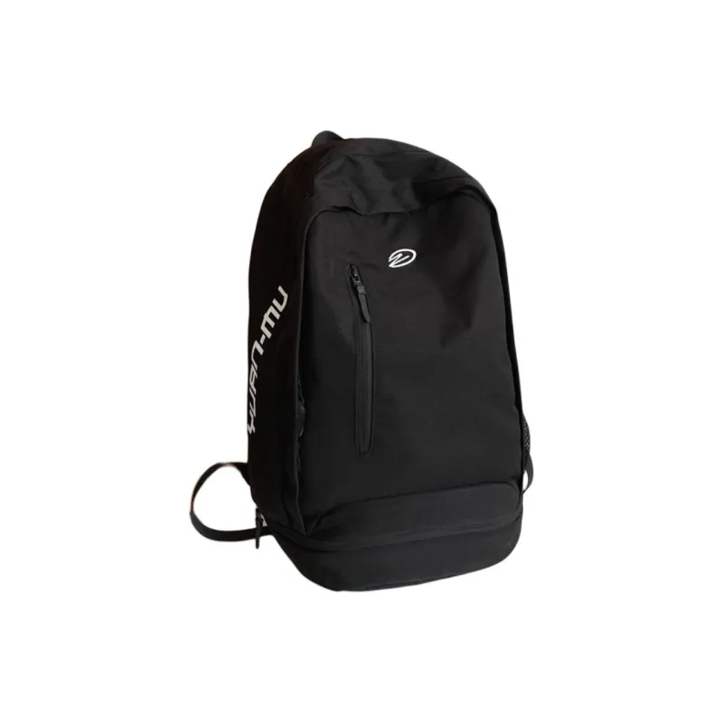 H YXIANG Oxford Backpack Regular Unisex Black White/Black Gold-1