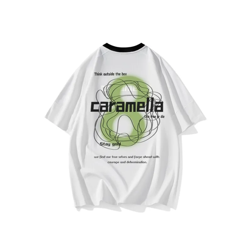 Caramella Drop Shoulder Sleeve T Shirt Women's-1