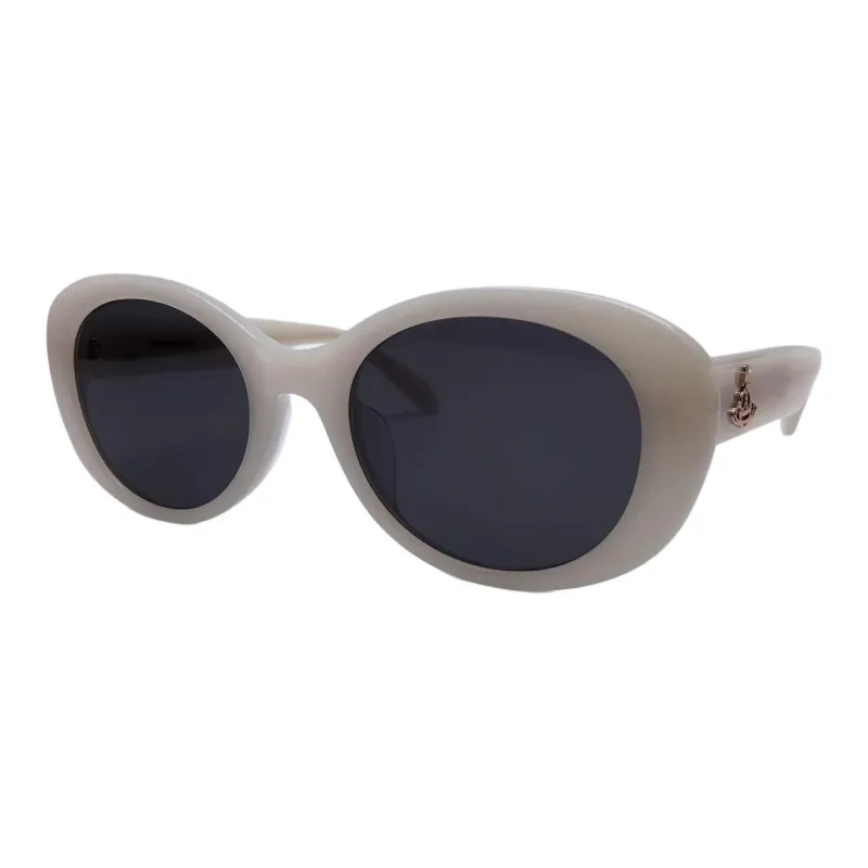 Vivienne Westwood Acetate Oval Sunglasses Unisex White-0