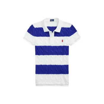 Polo Ralph Lauren Slim Fit Cable Knit Polo Shirt