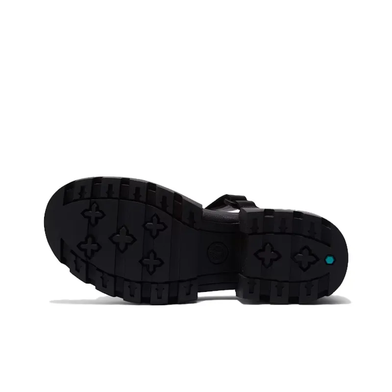 Timberland Everleigh Beach Sandals Women's Black-4