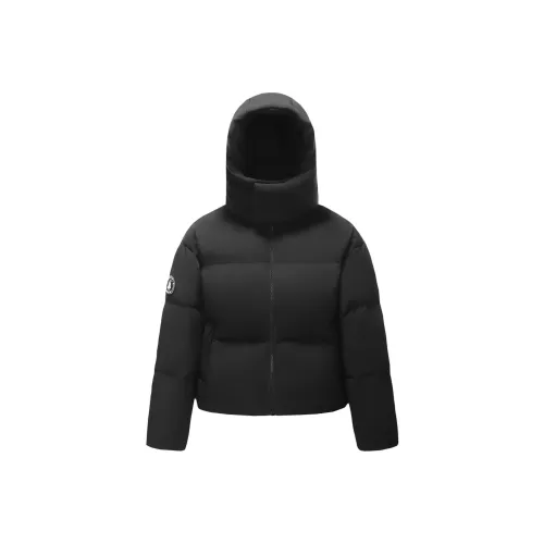 QIE Windproof Water-Repellent Outdoor Insulated Lining Anti-Pilling Detachable Hats & Caps Down Jacket Women's