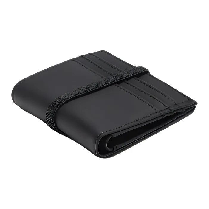 ZARA PU Card Holder Men's Black-1