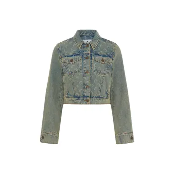 Marine Serre FW24 Jackets Coats Women's Light Beige