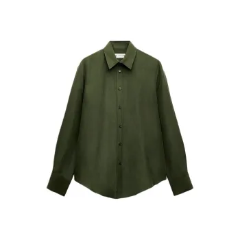 ZARA ZW Series Shirts Women's Green