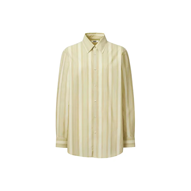 UNIQLO SS24 Shirt Women's Light Yellow-0