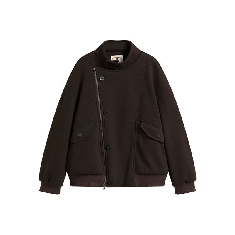 Octopus Me Jackets Coats Women's Dark Coffee-0