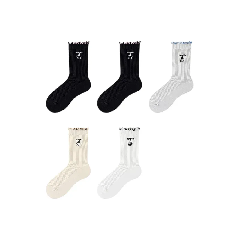 H YXIANG Mid Calf Socks Women's Combo Set-20