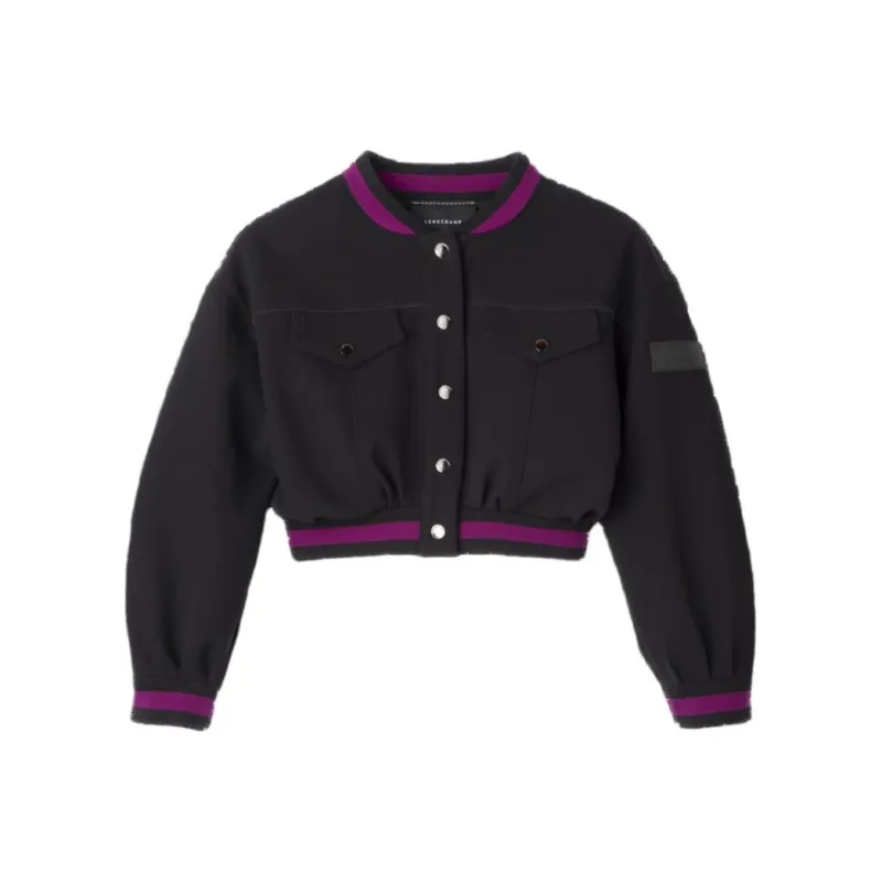 LONGCHAMP Jackets Coats Women's Black-0