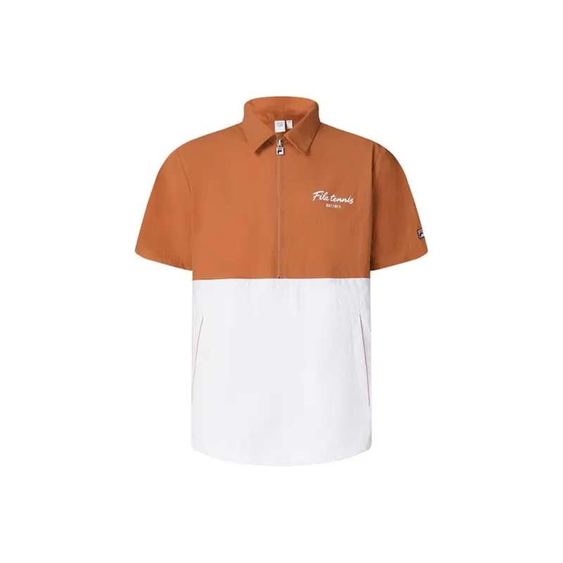 FILA Athletics Tennis Shirt Men's Pineapple Brown-0