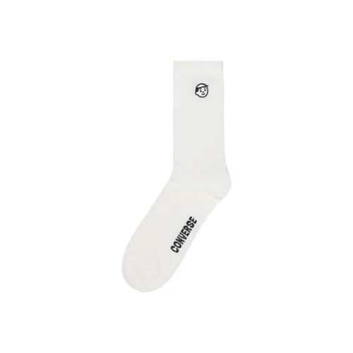 Converse x Noritake SS25 Knee High Socks Unisex 1 Pack White