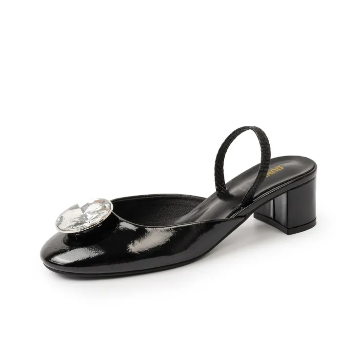 Dunnu Rubber Sole Abrasion Resistant Closed Toe Slippers Women's-5