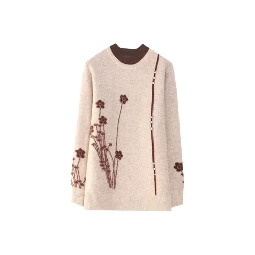 Mapping Knitwear Women's Camel