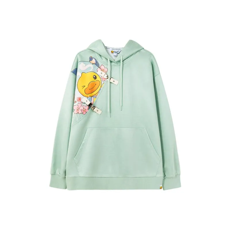B.Duck Sweatshirt Women's Gray Green-0