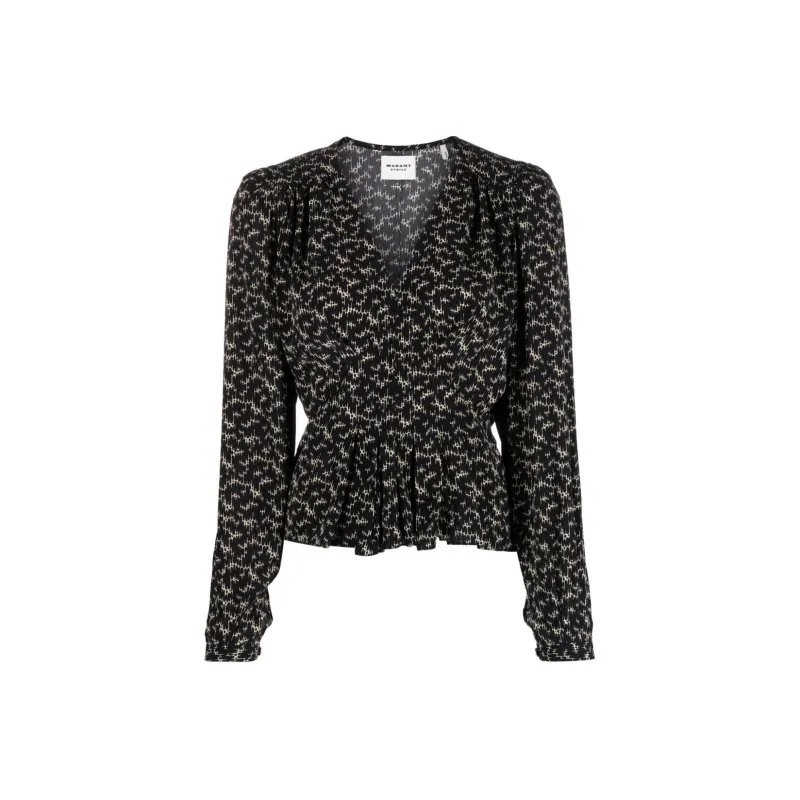 ISABEL MARANT ETOILE SS24 Shirt Women's Black-0