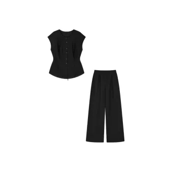 Mo Han Yi Mei Casual Suit Women's Black
