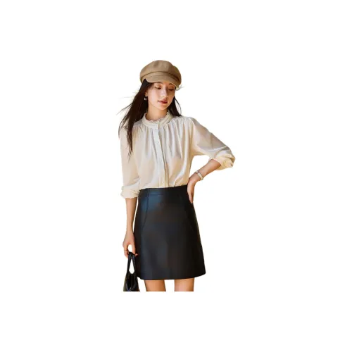MT Shirts Women's Raw White