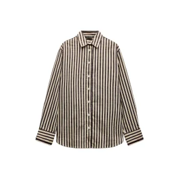ZARA Shirts Women's Beige Brown