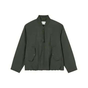 LACOSTE Jacket Women's Stone Black Green
