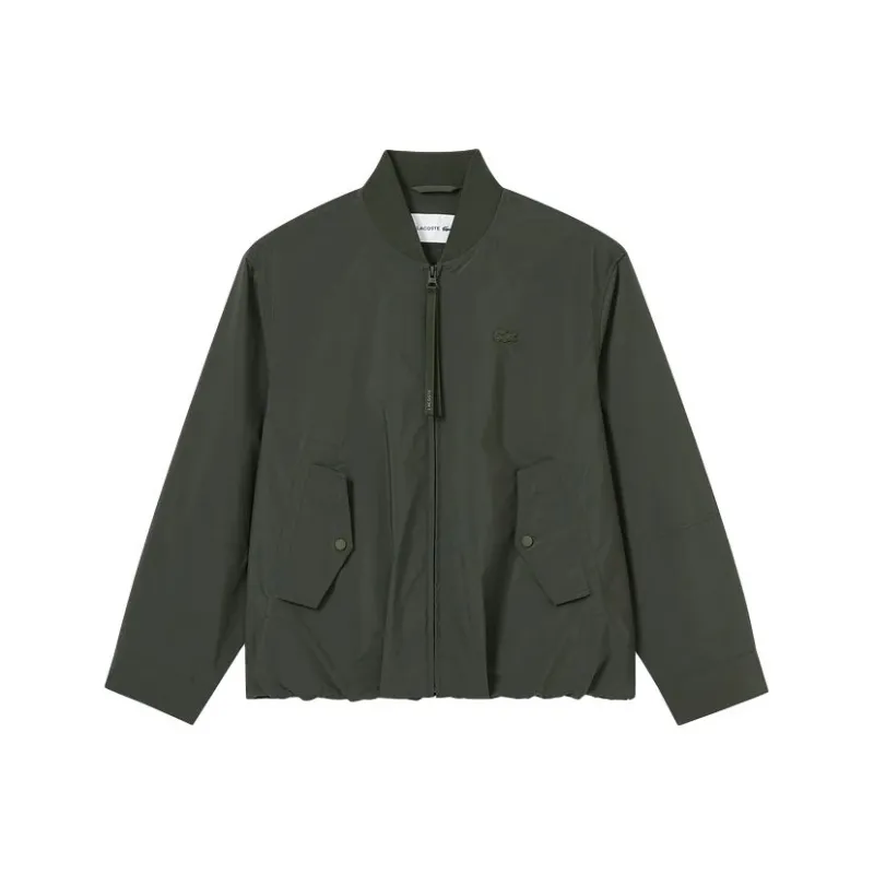 LACOSTE Jacket Women's Stone Black Green-0