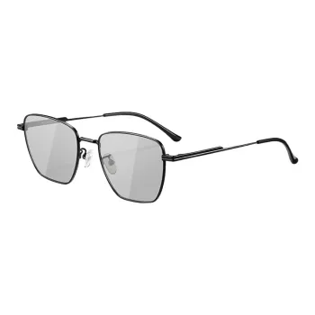 BERTHA Titanium Square Sunglasses Unisex