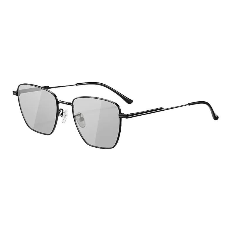 BERTHA Titanium Square Sunglasses Unisex-0