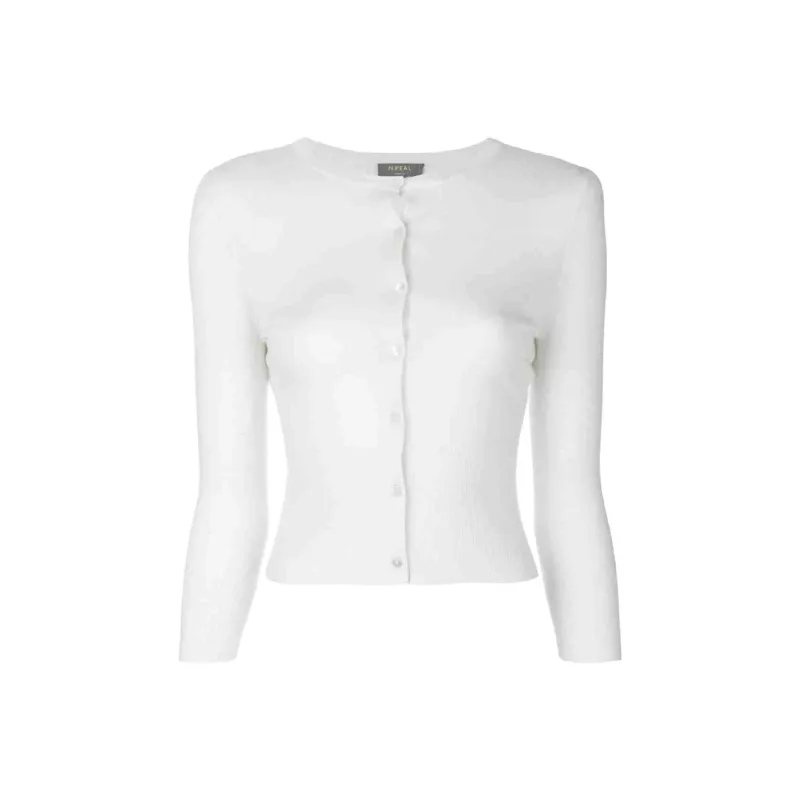 N.Peal Superfine Cropped Cardigan-0