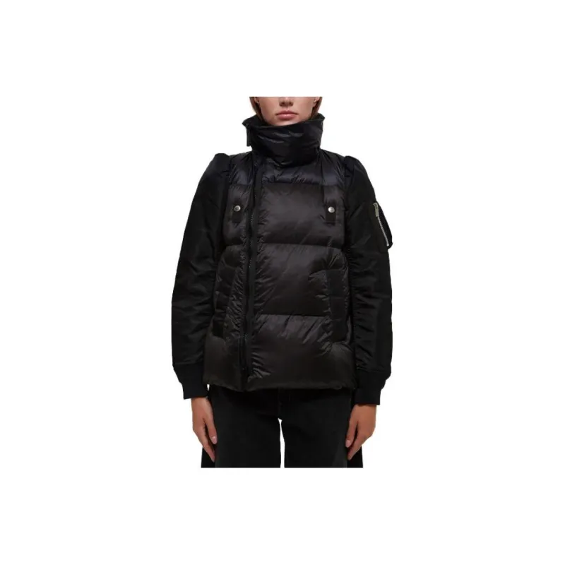 Sacai Zip-Up Quilted Puffer Jacket-0