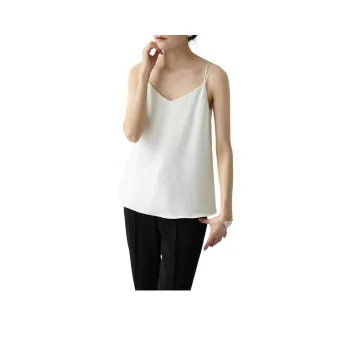 SHALLOW STREAMS Camisole Women's Pearl White