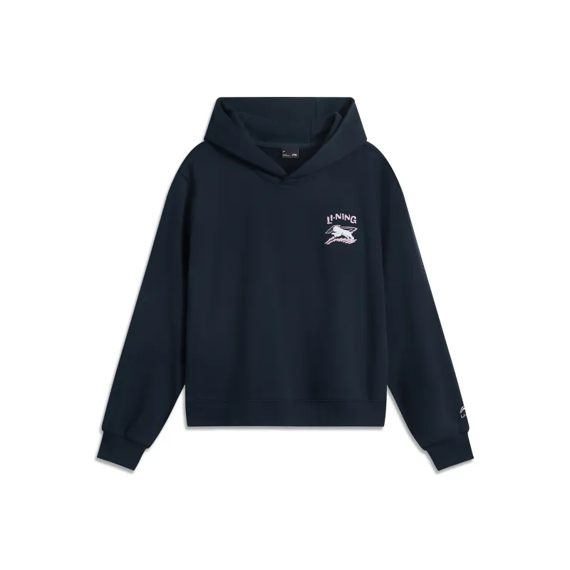 LiNing Sports Life Collection Sweatshirt Women's Outer Space Blue-0