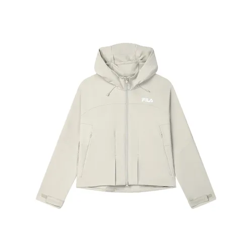 FILA Lifestyle 2025Q1 Woven Coat Women's Courtyard Stone Gray