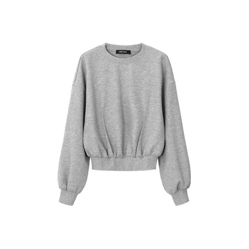 NINE WEST Sweatshirt Women's Gray