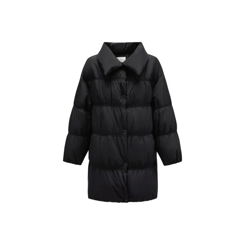 JZ. ANNAKRO Down Jackets Women's Plain Black-0