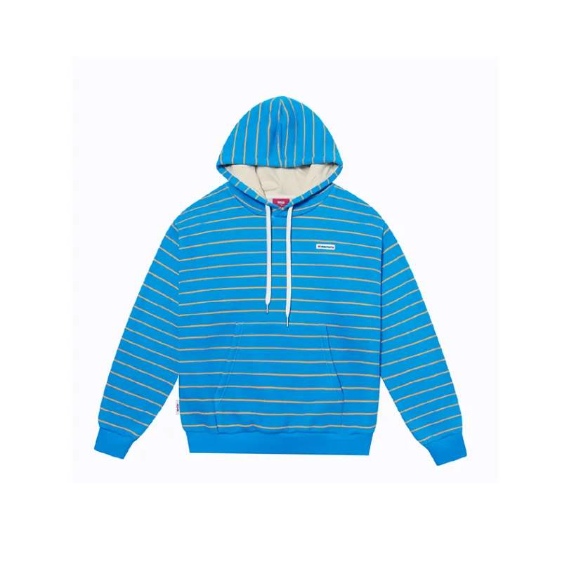 Checkitout Sweatshirt Unisex Warm Glow Yellow/Light Blue-0