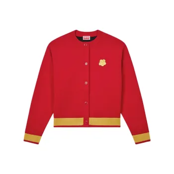 KENZO FW24 Knitwear Women's Cherry Red