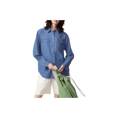 Jw Anderson X UNIQLO Shirts Women's Dark Blue