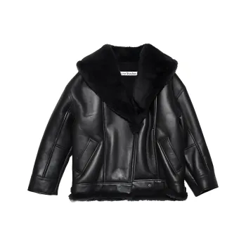 Acne Studios Drop Shoulder Biker Jacket