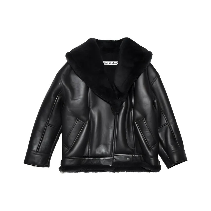Acne Studios Drop Shoulder Biker Jacket-0