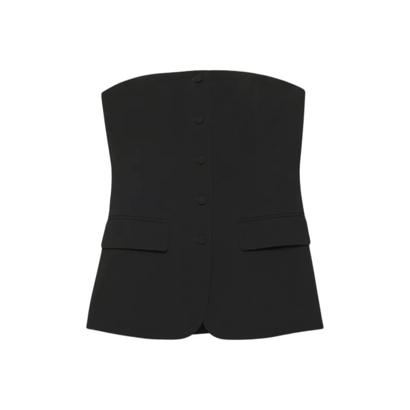 ARITZIA Babaton Insider Tube Top Strapless Top Women's BLACK/Black-0
