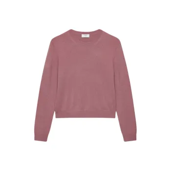 ARITZIA Cashmere Bare Cashmere Crew Sweater Cashmere Sweater Women's Opera Rose/Opera Rose