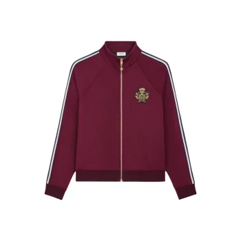 CELINE Blason Tracksuit Jacket In Double Face Jersey