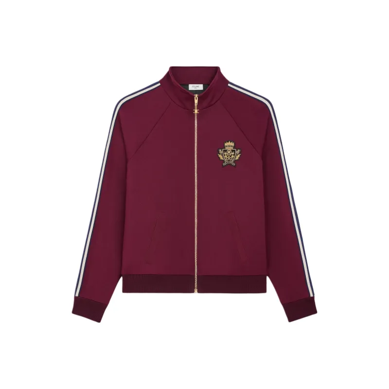 CELINE Blason Tracksuit Jacket In Double Face Jersey-0