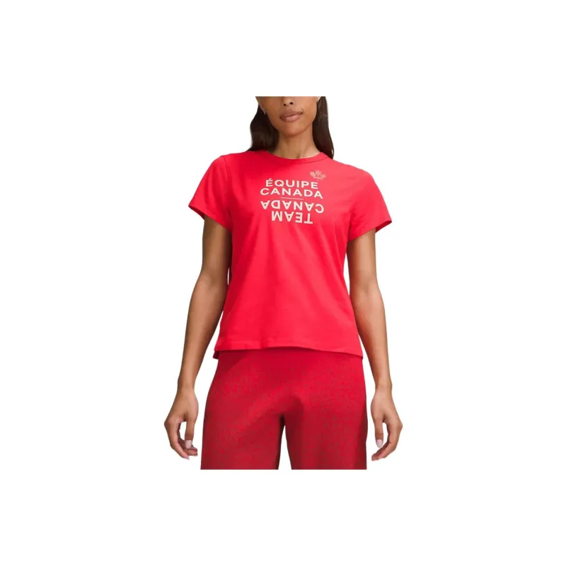 Lululemon Team Canada Collection Classic Fit T Shirt Women's-0