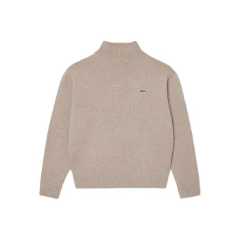 LACOSTE Cashmere Sweater Women's Light Brown